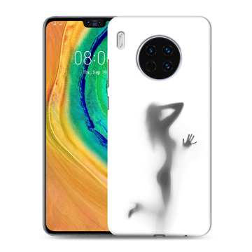 Силиконовый чехол на Huawei Mate 30 с принтом Силуэт