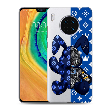 Силиконовый чехол на Huawei Mate 30 с принтом Луи робот