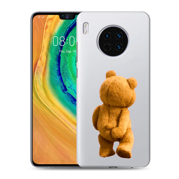 Силиконовый чехол на Huawei Mate 30 с принтом Медведь