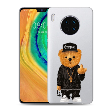 Силиконовый чехол на Huawei Mate 30 с принтом Плюшевый медведь