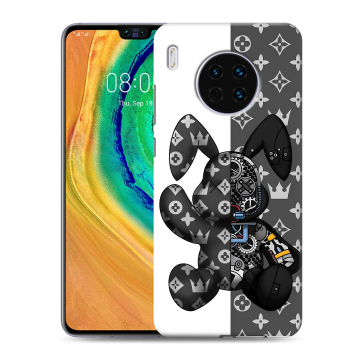 Силиконовый чехол на Huawei Mate 30 с принтом Луи робот