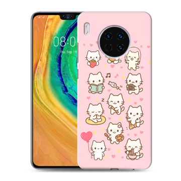 Силиконовый чехол на Huawei Mate 30 с принтом Hello Kitty Хелоу Кити