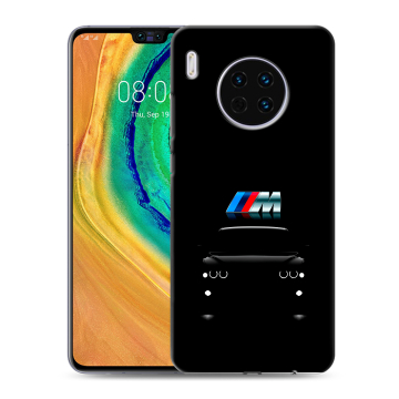 Силиконовый чехол на Huawei Mate 30 с принтом БМВ BMW