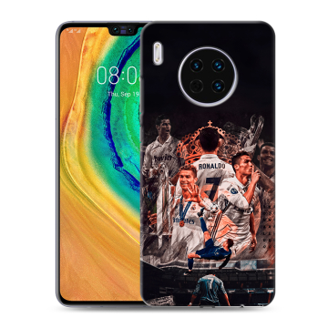 Силиконовый чехол на Huawei Mate 30 с принтом Реал Роналдо Real Ronaldo