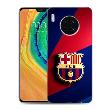 Силиконовый чехол на Huawei Mate 30 с принтом Барселона Barcelona