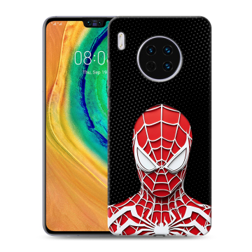 Силиконовый чехол на Huawei Mate 30 с принтом человек паук spiderman