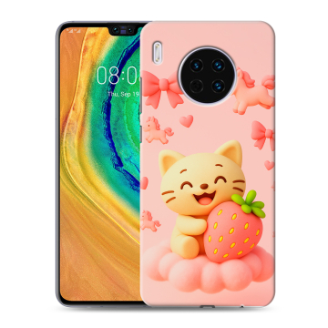 Силиконовый чехол на Huawei Mate 30 с принтом для девочек
