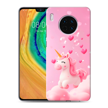 Силиконовый чехол на Huawei Mate 30 с принтом Единорог Силиконовый чехол на Huawei Mate 30 с принтом Единорог