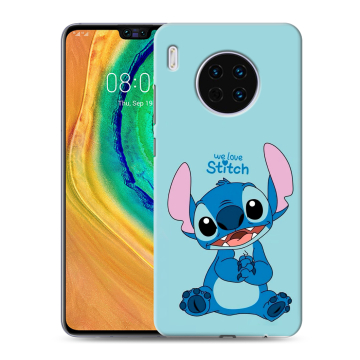 Силиконовый чехол на Huawei Mate 30 с принтом Лило и Стич