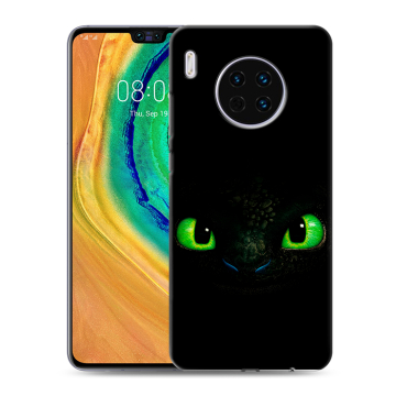 Силиконовый чехол на Huawei Mate 30 с принтом Как приручить дракона