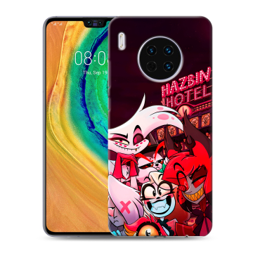 Силиконовый чехол на Huawei Mate 30 с принтом Hazbin Hotel Отель Хазбин