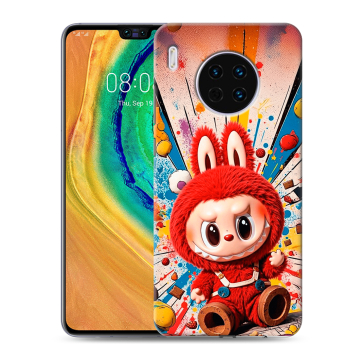 Силиконовый чехол на Huawei Mate 30 с принтом Labubu Лабубу