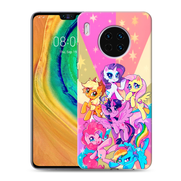 Силиконовый чехол на Huawei Mate 30 с принтом My little pony Дружба чудо Силиконовый чехол на Huawei Mate 30 с принтом My little pony Дружба чудо