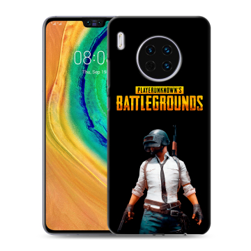 Силиконовый чехол на Huawei Mate 30 с принтом PUGB ПАГБ