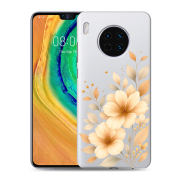 Силиконовый чехол на Huawei Mate 30 с принтом для девушки