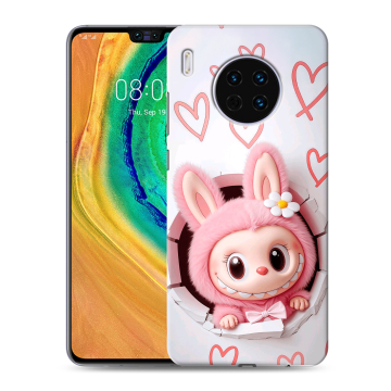 Силиконовый чехол на Huawei Mate 30 с принтом Labubu Лабубу