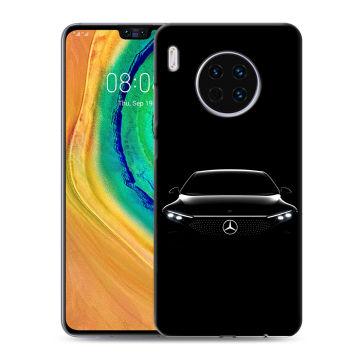 Силиконовый чехол на Huawei Mate 30 с принтом Mercedes Мерседес Силиконовый чехол на Huawei Mate 30 с принтом Mercedes Мерседес