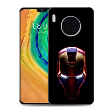 Силиконовый чехол на Huawei Mate 30 с принтом IronMan Железный человек