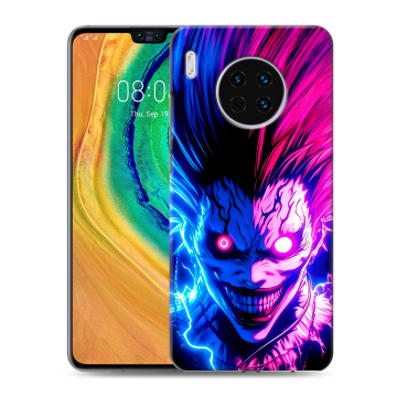 Силиконовый чехол на Huawei Mate 30 с принтом Death note Тетрадь смерти