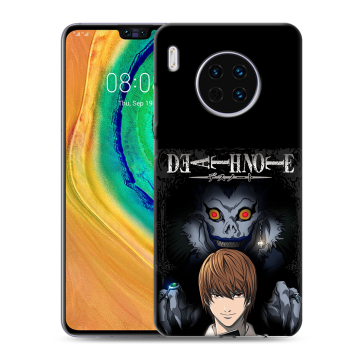 Силиконовый чехол на Huawei Mate 30 с принтом Death note Тетрадь смерти