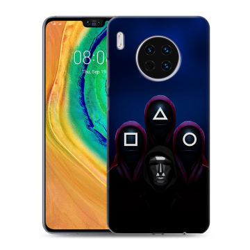 Силиконовый чехол на Huawei Mate 30 с принтом Игра Кальмара