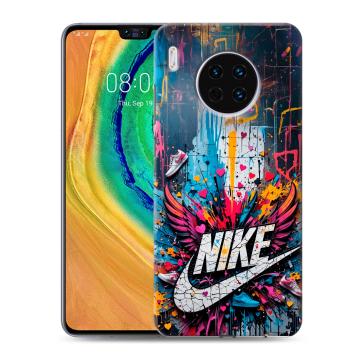 Силиконовый чехол на Huawei Mate 30 с принтом Nike Найк