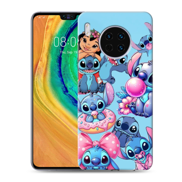 Силиконовый чехол на Huawei Mate 30 с принтом Лило и Стич