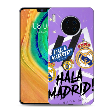 Силиконовый чехол на Huawei Mate 30 с принтом Real Madrid Реал Мадрид