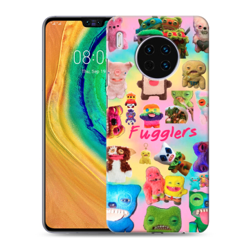 Силиконовый чехол на Huawei Mate 30 с принтом Флагер Fuggler