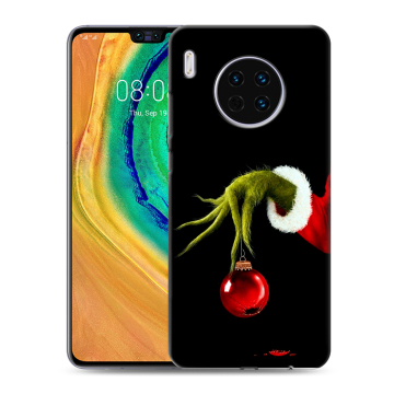 Силиконовый чехол на Huawei Mate 30 с принтом Новый год Гринч