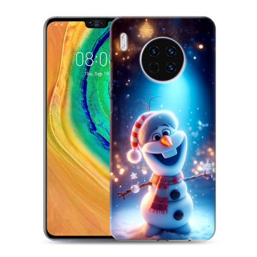Силиконовый чехол на Huawei Mate 30 с принтом Новый год