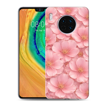 Силиконовый чехол на Huawei Mate 30 с принтом женский