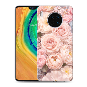 Силиконовый чехол на Huawei Mate 30 с принтом женский