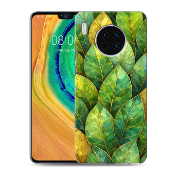 Силиконовый чехол на Huawei Mate 30 с принтом женский