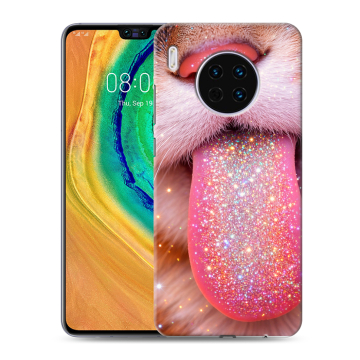 Силиконовый чехол на Huawei Mate 30 с принтом для девочек