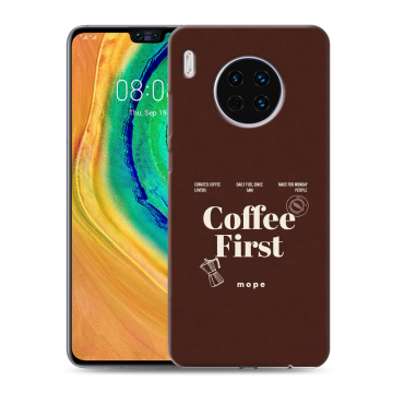 Силиконовый чехол на Huawei Mate 30 с принтом женский