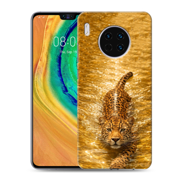 Силиконовый чехол на Huawei Mate 30 с принтом женский
