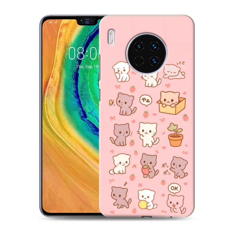 Пластиковый чехол на Huawei Mate 30 с принтом Hello Kitty Хелоу Кити Пластиковый чехол на Huawei Mate 30 с принтом Hello Kitty Хелоу Кити