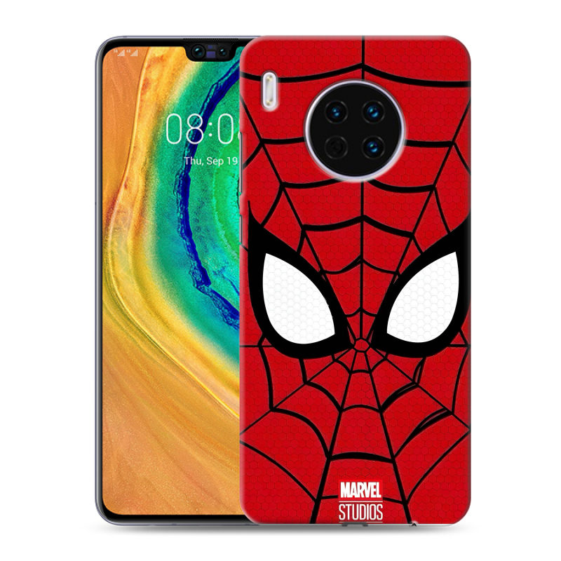 Пластиковый чехол на Huawei Mate 30 с принтом человек паук spiderman Пластиковый чехол на Huawei Mate 30 с принтом человек паук spiderman