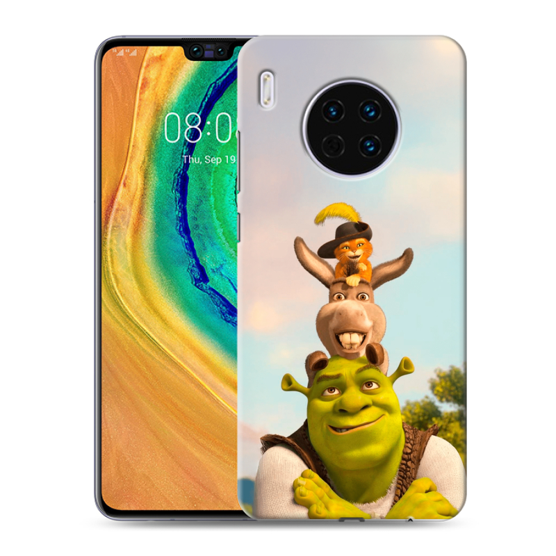 Силиконовый чехол на Huawei Mate 30 с принтом Шрек Shrek Силиконовый чехол на Huawei Mate 30 с принтом Шрек Shrek