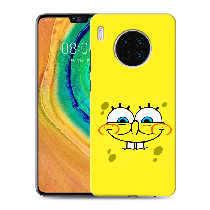Пластиковый чехол на Huawei Mate 30 с принтом спанчбоб спанч боб Пластиковый чехол на Huawei Mate 30 с принтом спанчбоб спанч боб