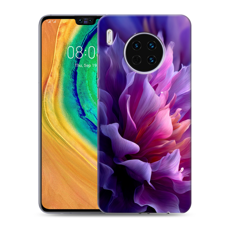 Силиконовый чехол на Huawei Mate 30 с принтом женский цветы Силиконовый чехол на Huawei Mate 30 с принтом женский цветы