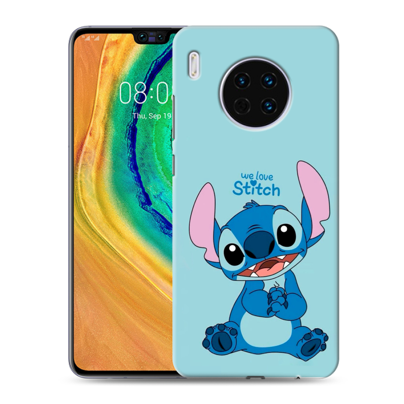 Силиконовый чехол на Huawei Mate 30 с принтом Лило и Стич Силиконовый чехол на Huawei Mate 30 с принтом Лило и Стич