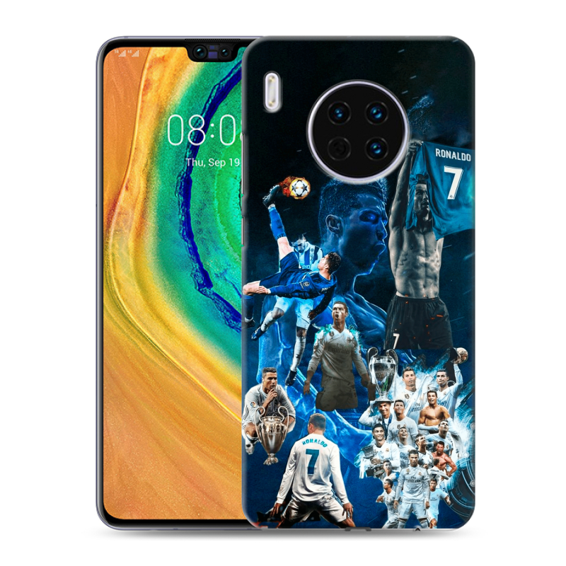 Пластиковый чехол на Huawei Mate 30 с принтом Реал Роналдо Пластиковый чехол на Huawei Mate 30 с принтом Реал Роналдо