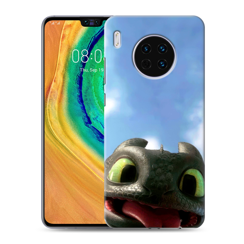 Силиконовый чехол на Huawei Mate 30 с принтом Как приручить дракона Силиконовый чехол на Huawei Mate 30 с принтом Как приручить дракона