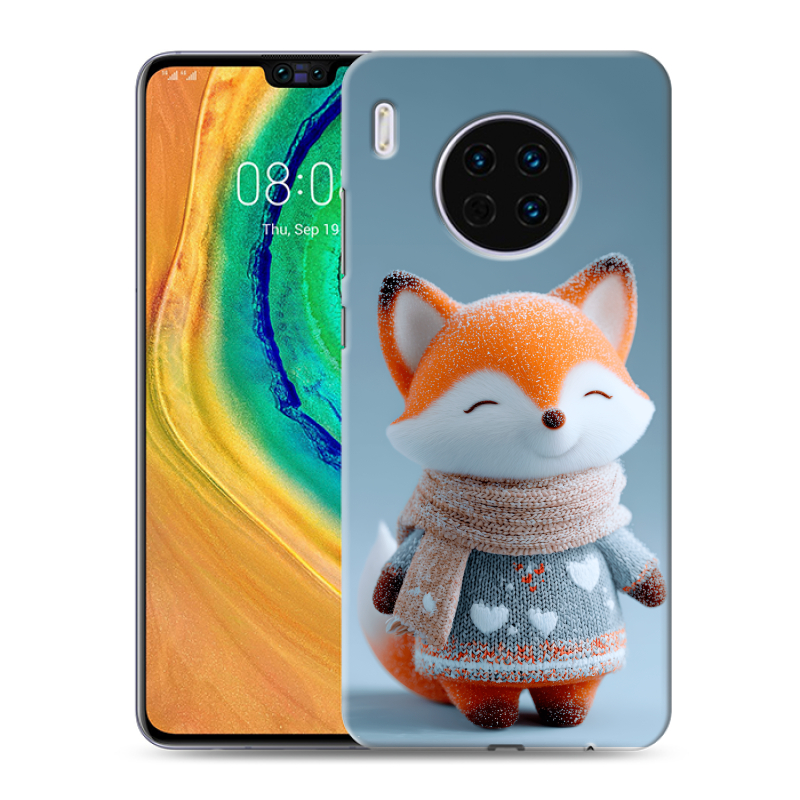 Силиконовый чехол на Huawei Mate 30 с принтом Лиса Силиконовый чехол на Huawei Mate 30 с принтом Лиса