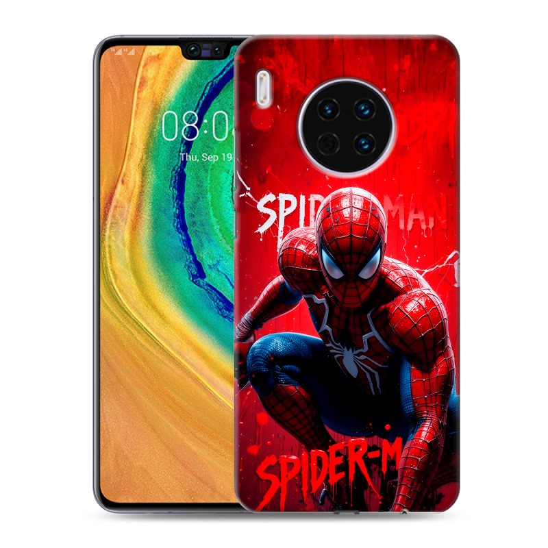 Силиконовый чехол на Huawei Mate 30 с принтом Spiderman Человек паук Силиконовый чехол на Huawei Mate 30 с принтом Spiderman Человек паук