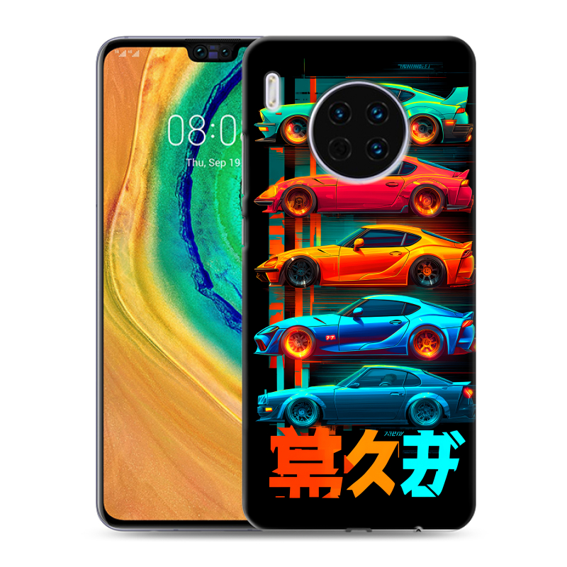 Пластиковый чехол на Huawei Mate 30 с принтом машины тачки Пластиковый чехол на Huawei Mate 30 с принтом машины тачки