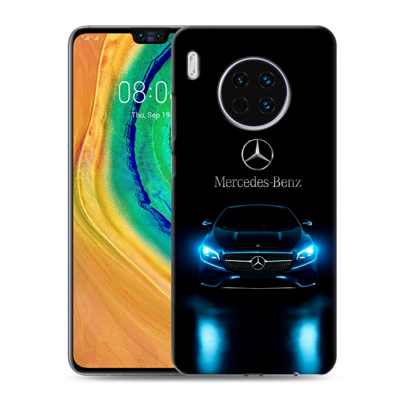 Пластиковый чехол на Huawei Mate 30 с принтом Mercedes Мерседес Пластиковый чехол на Huawei Mate 30 с принтом Mercedes Мерседес