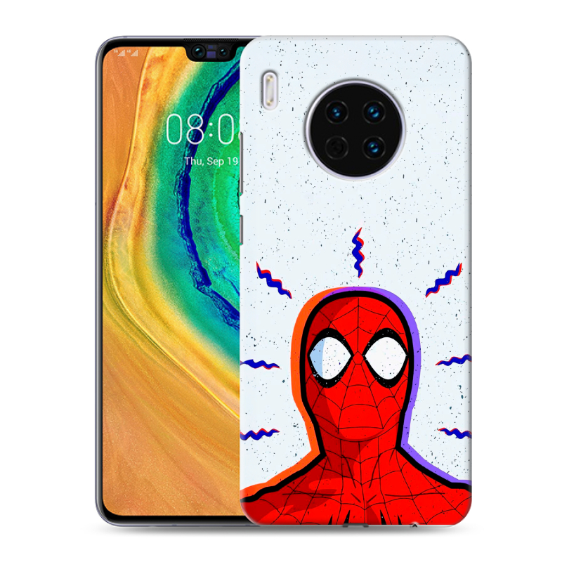 Силиконовый чехол на Huawei Mate 30 с принтом Spiderman Человек паук Силиконовый чехол на Huawei Mate 30 с принтом Spiderman Человек паук